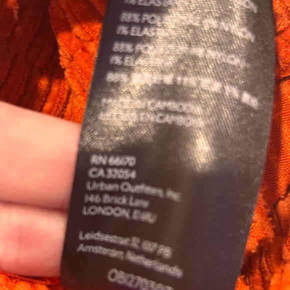 Bright Orange Corduroy Pants - Picture 10 of 11